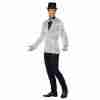 Herren Pailletten Jacke Silber für Karneval und Mottopartys - carnivalstore.de