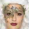 Augenmaske Venezianisch Gold Metall Filigran Damen Maskenball