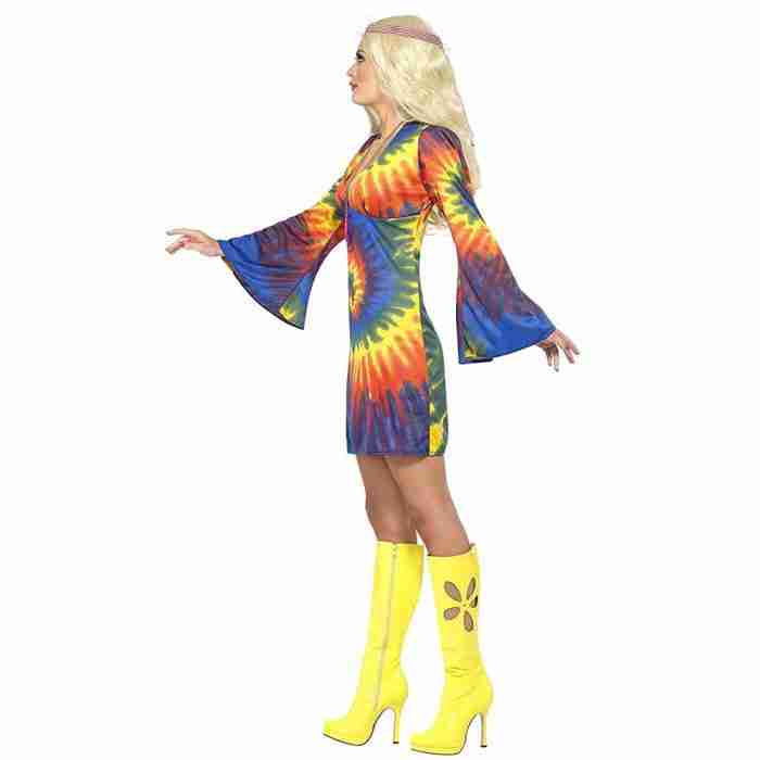 Psychedelisches Hippie Kleid 60er Jahre Stil - carnivalstore.de