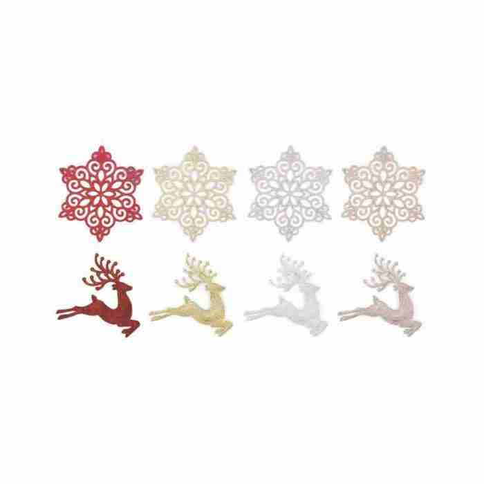 Glitzer Weihnachtsornamente hängend Christbaumschmuck Dekoration