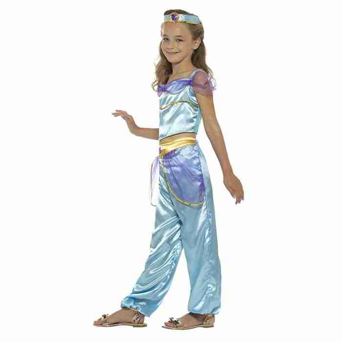 Arabische Prinzessin Kostüm - Komplettes Set für Kinder