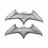 Batman Batarangs Kinder silber 2er Set DC Comics Superhelden Zubehör
