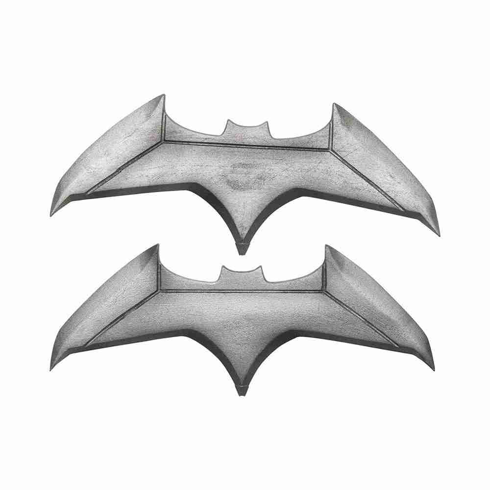 Batman Batarangs Kinder silber 2er Set DC Comics Superhelden Zubehör