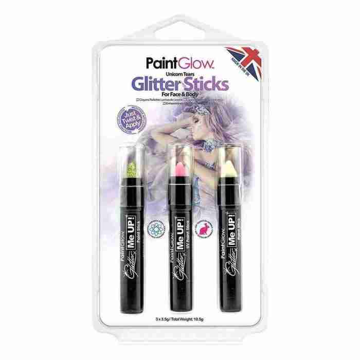 Glitzer Stick Einhorn Tränen PaintGlow für Gesicht und Körper