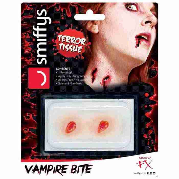 Vampir Bisswunde Transfer Anwendung Special Effects Make-up Halloween