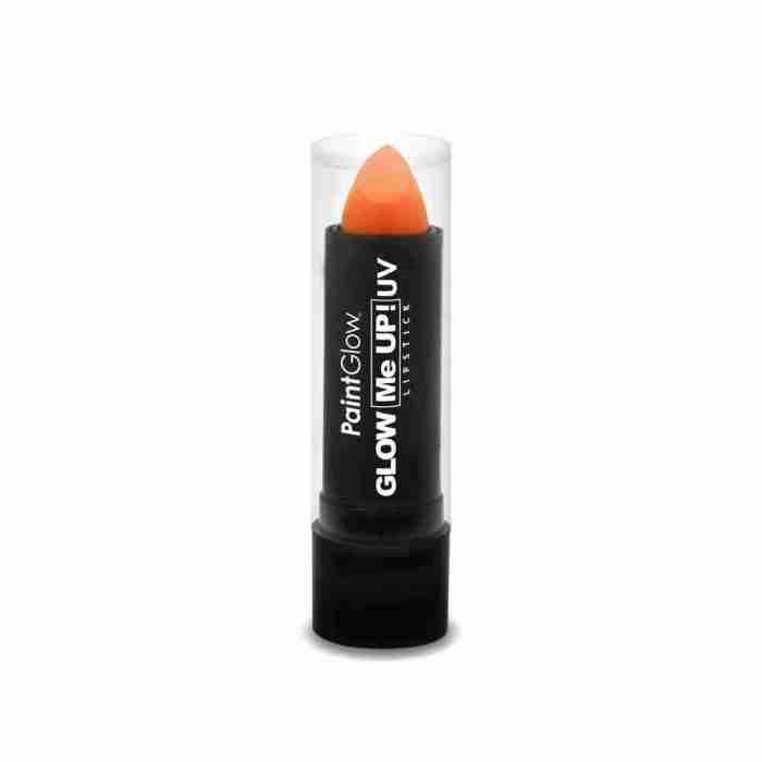 Neon UV Lippenstift Orange PaintGlow leuchtender Party Lipstick