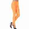 80er Jahre Disco Leggings Neon Orange Damen Kostüm