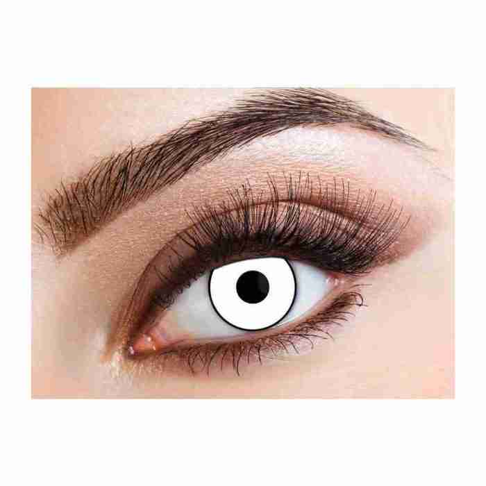 Weiße Kontaktlinsen Manson White Halloween Zombie Look Eyecasions