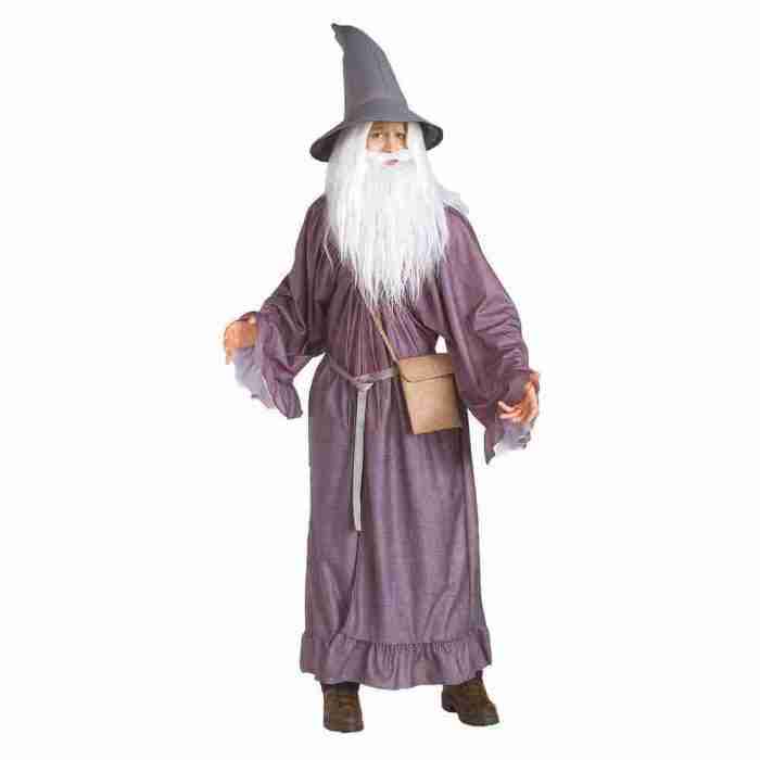 Gandalf Kostüm Herren grau Zauberer Verkleidung Herr der Ringe
