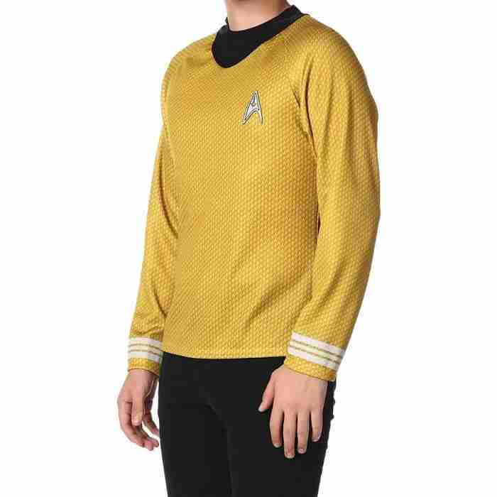 Star Trek Captain Kirk Kostüm Shirt Rückansicht