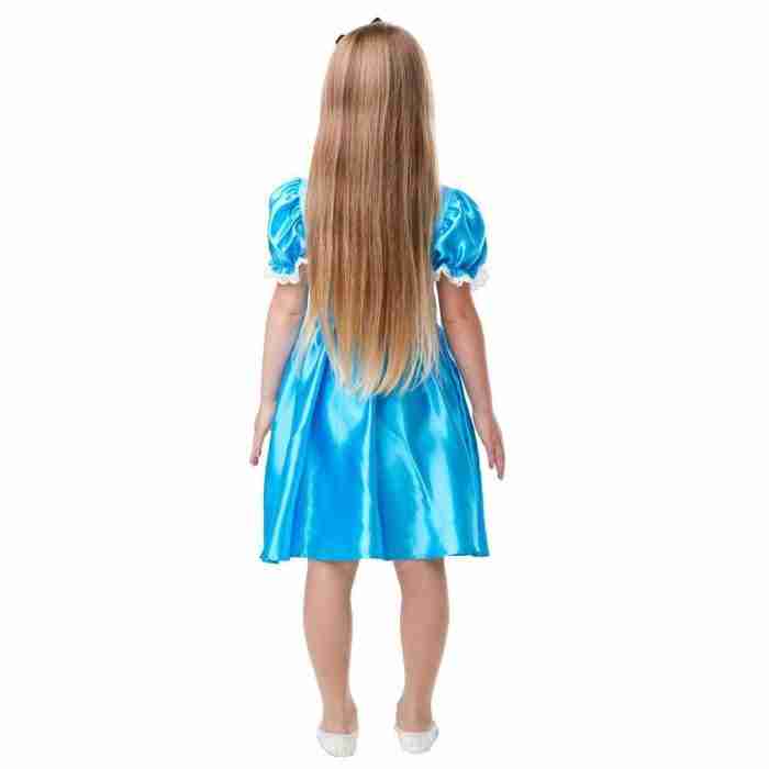 Alice Kostüm Kinder Detail - Weiße Schürze und gepuffte Ärmel - carnivalstore.de