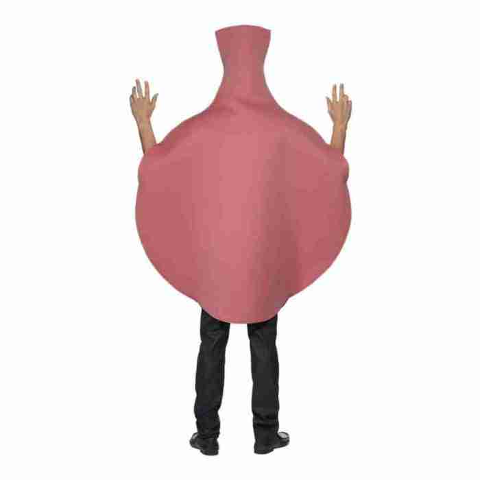 Whoopie Kissen Kostüm Rosa Unisex Karnevalskostüm Seitenansicht