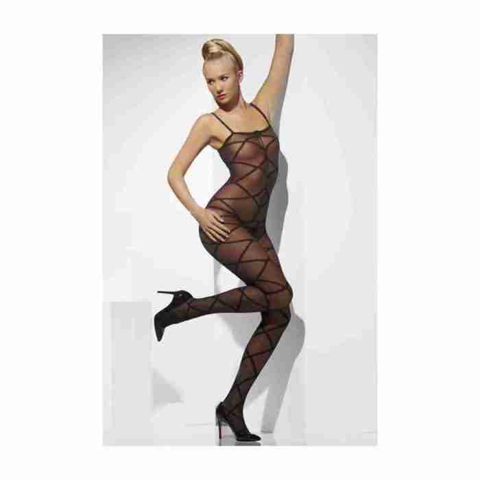 Sexy Body Stocking schwarz Damen Dessous verführerisch