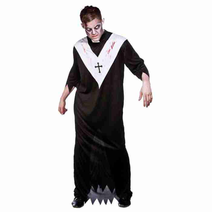 Zombie Priester Kostüm - Gruselige Halloween Verkleidung für Herren