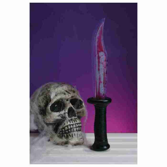Bloody Blade Messer mit Bluteffekt Halloween Accessoire