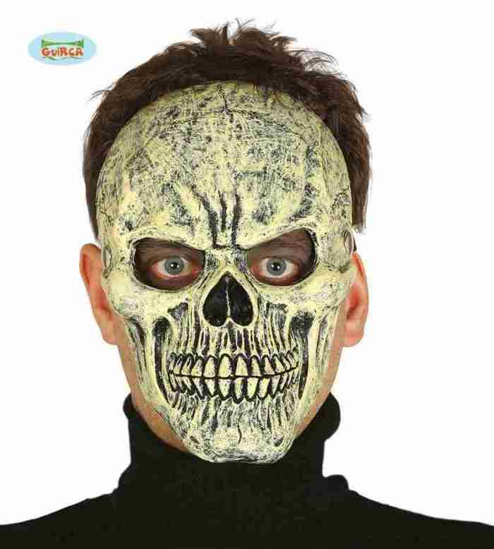 Calavera Maske Erwachsene grün Halloween Totenkopf Maske