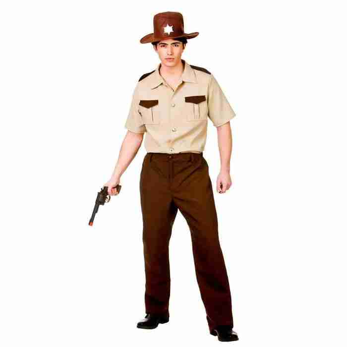 Sheriff Kostüm Herren - Amerikanisches Polizist Faschingskostüm
