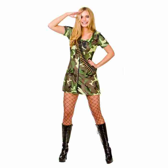 Sexy Army Girl Faschingskostüm Damen - carnivalstore.de