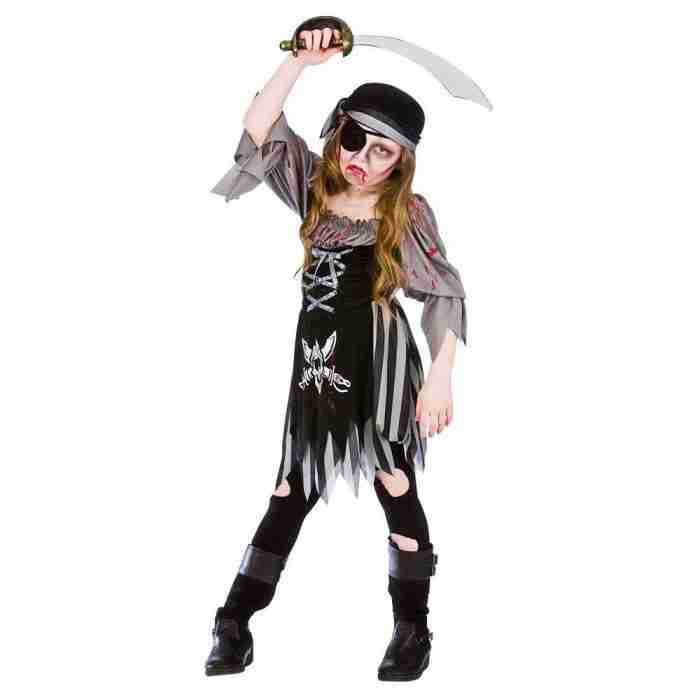 Zombie Geist Piratin Kostüm für Kinder Halloween - carnivalstore.de