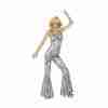Disco Dancing Queen Kostüm Damen 70er Jahre mehrfarbig - carnivalstore.de