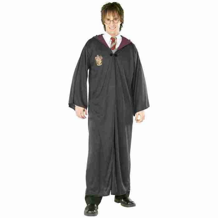 Harry Potter Erwachsenen Kostüm Robe Detailansicht Zauberer Umhang