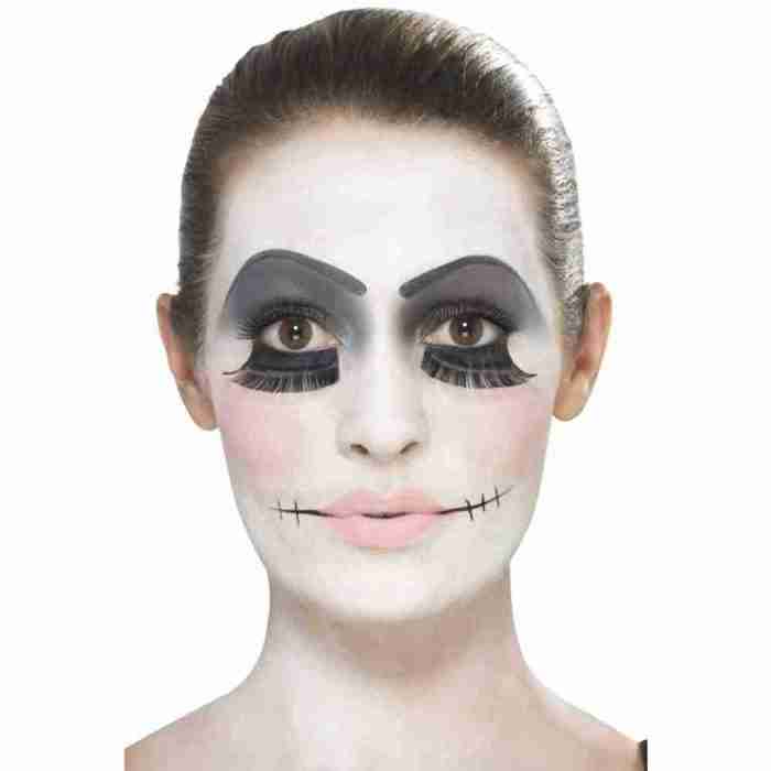Halloween Make-Up Kit Damaged Doll Smiffys Schminke Set