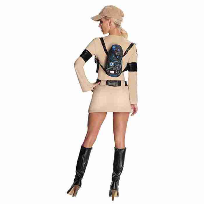 Ghostbusters Damen Kostüm Set mit Rucksack und Mütze