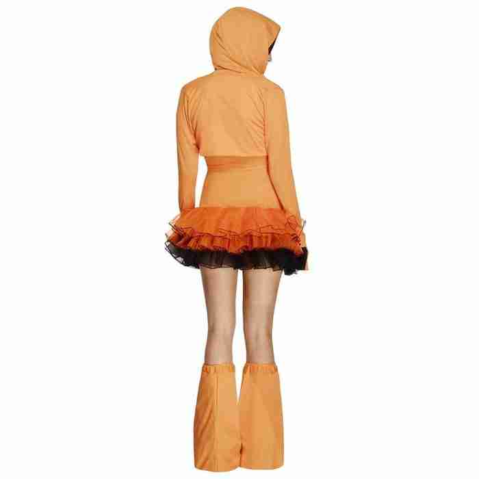 Damen Kürbis Kostüm Orange mit Tutu-Kleid - carnivalstore.de