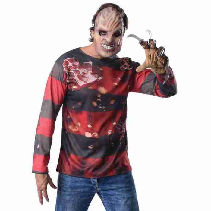 Freddy Krueger Maske und Handschuhe Halloween Kostüm Zubehör