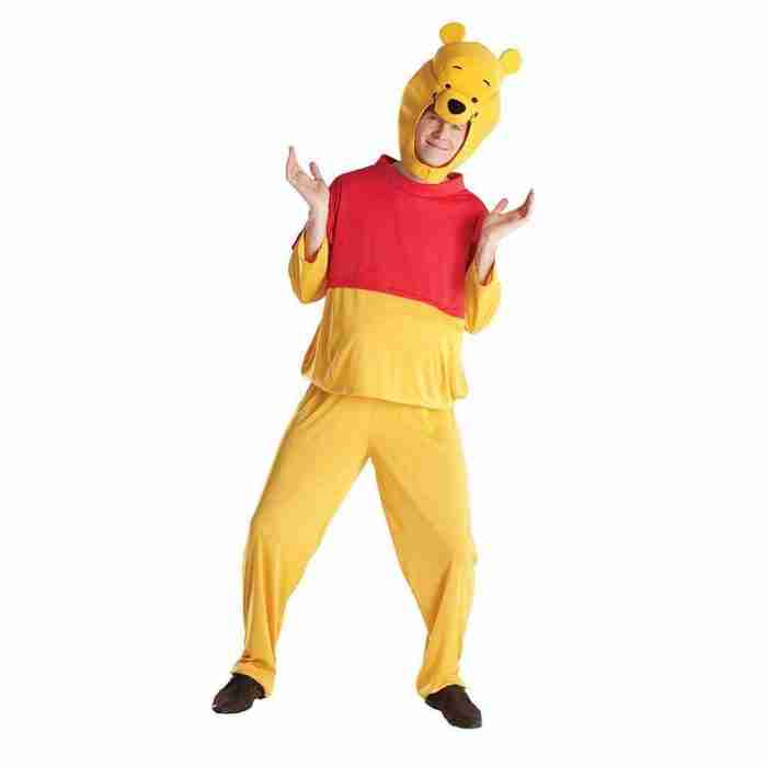 Winnie Pooh Kostüm Details Kopfteil und Outfit - carnivalstore.de