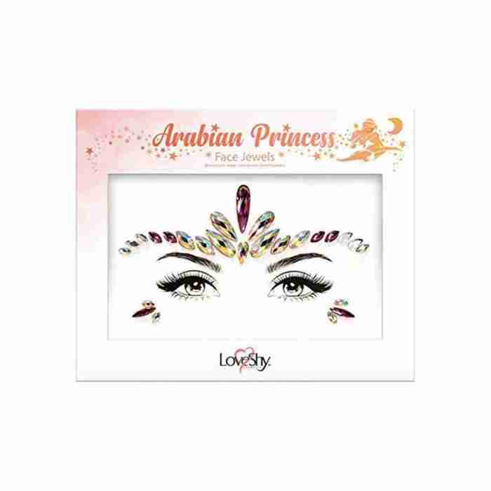 Arabische Prinzessin Face Jewels Anwendung Gesicht Stirn