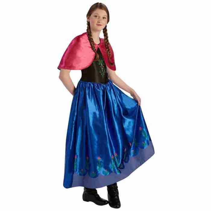 Disney Frozen Anna Classic Kostüm Detail Ansicht - carnivalstore.de
