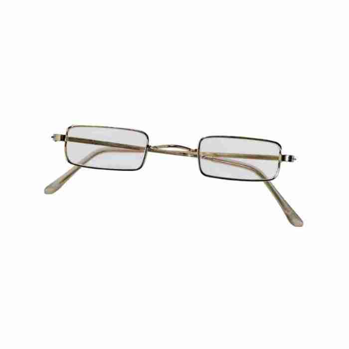 Santa Brille Weihnachten eckiger Rahmen Kunstfell Details
