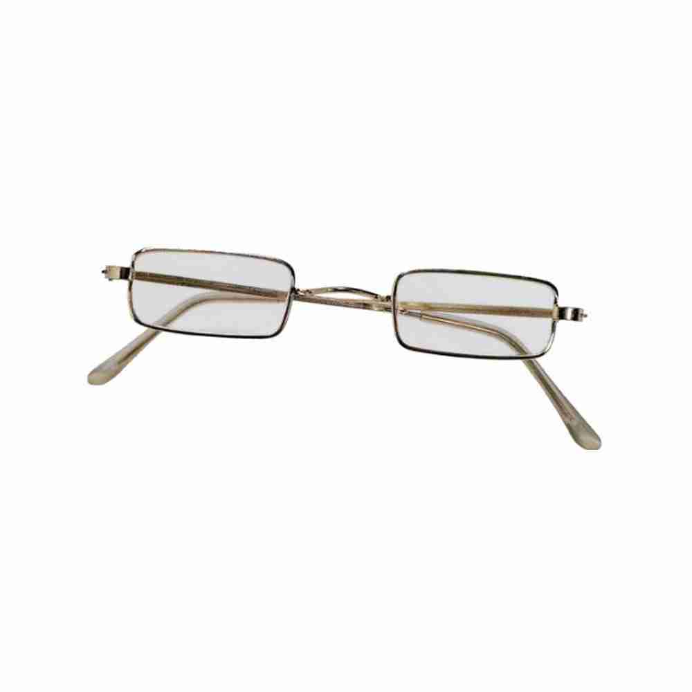 Santa Brille Weihnachten eckiger Rahmen Kunstfell Details