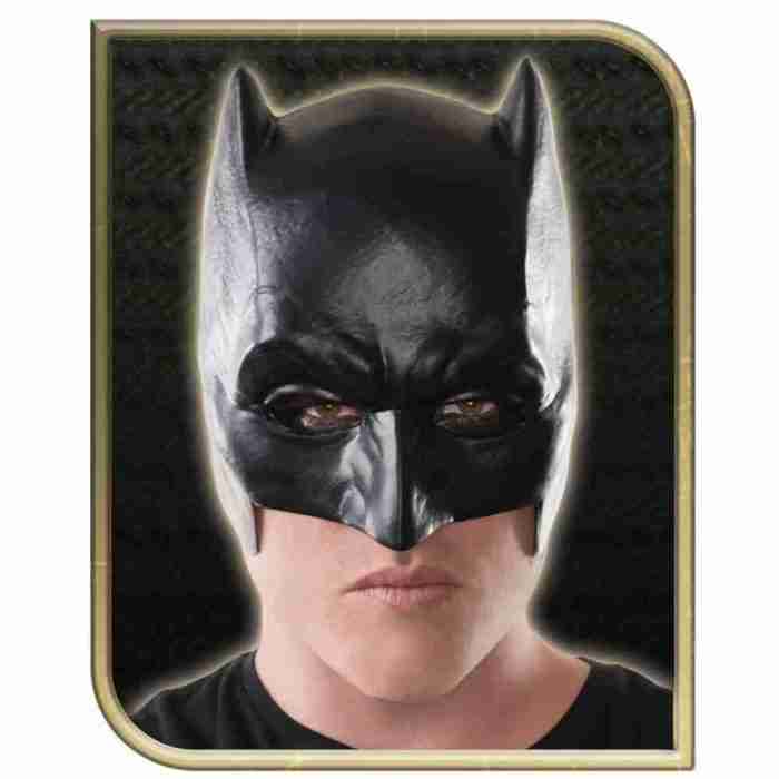 Batman Maske Erwachsene Detailansicht schwarzes Design Rubies Masquerade