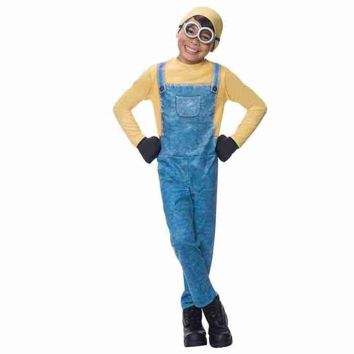 Minion Bob Kinderkostüm offiziell lizenziert mit Jumpsuit und Brille