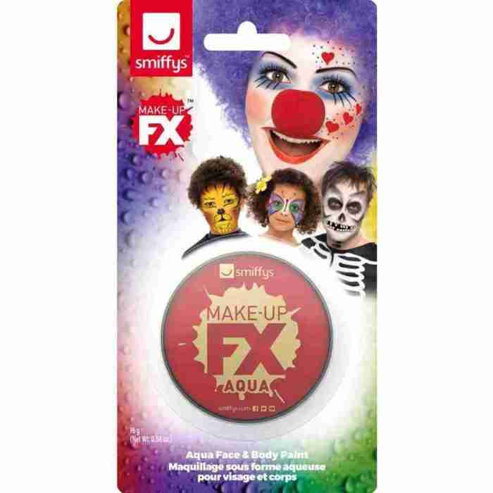 Make-Up FX Gesichtsfarbe Rot Aqua Verpackung Display Card