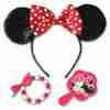 Minnie Mouse Accessoire Set Kinder Haarband Handschuhe Disney Kostüm