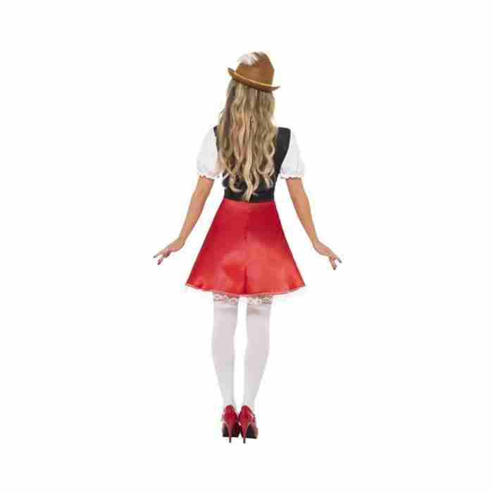 Bayerisches Dirndl Kostüm Rückansicht - carnivalstore.de