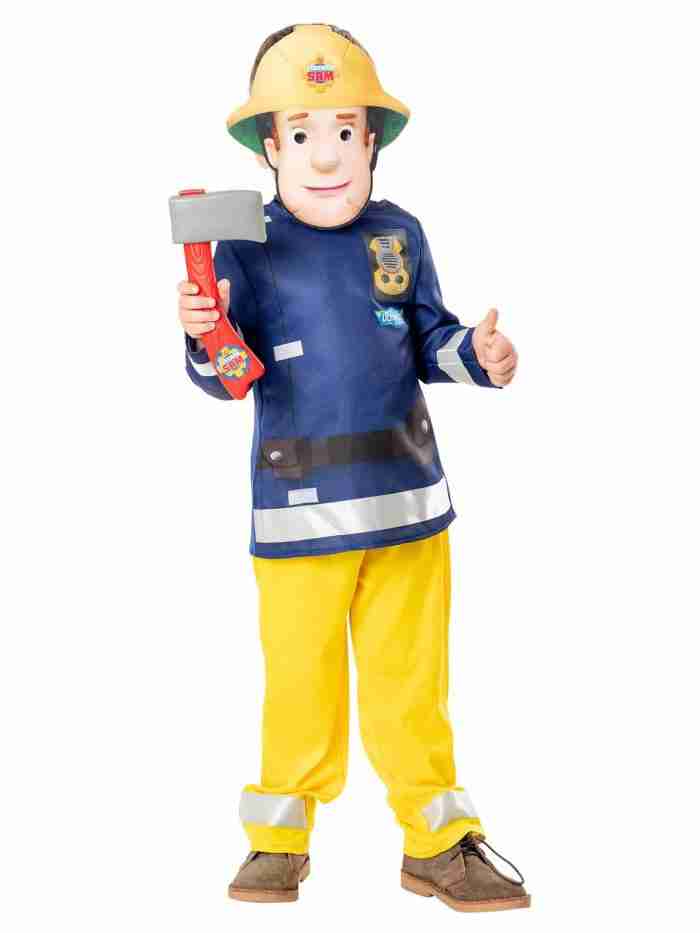 Feuerwehrmann Sam Kinderkostüm - Authentisches Rubies Kostüm