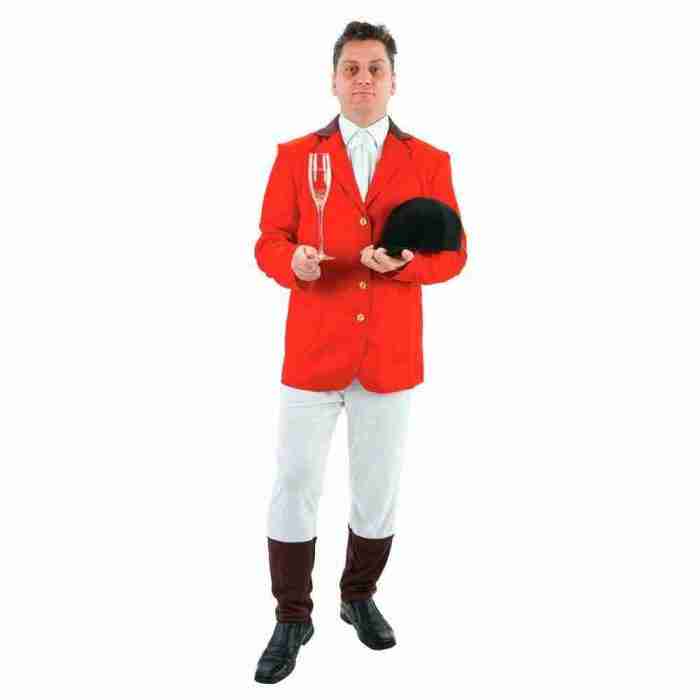 Fuchsjäger Kostüm Herren rot elegantes Jagdkostüm Karneval