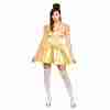 Märchen Prinzessin Kostüm Gelb - Kurzes Kleid für Damen Karneval