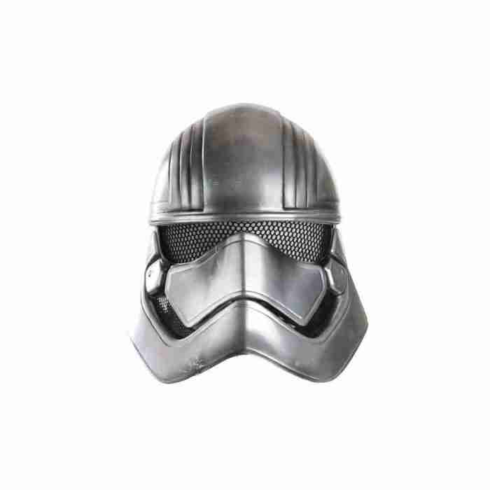Star Wars Maske Captain Phasma Chrom-Finish Kostüm Accessoire