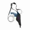 Gangster Holster Set schwarz blau Karneval Accessoire