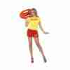 Baywatch Strand-Kostüm Damen Rot - carnivalstore.de