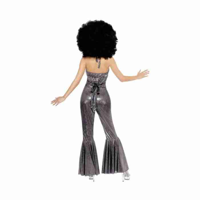 Disco Diva Kostüm Rückansicht - 70er Jahre Jumpsuit - carnivalstore.de