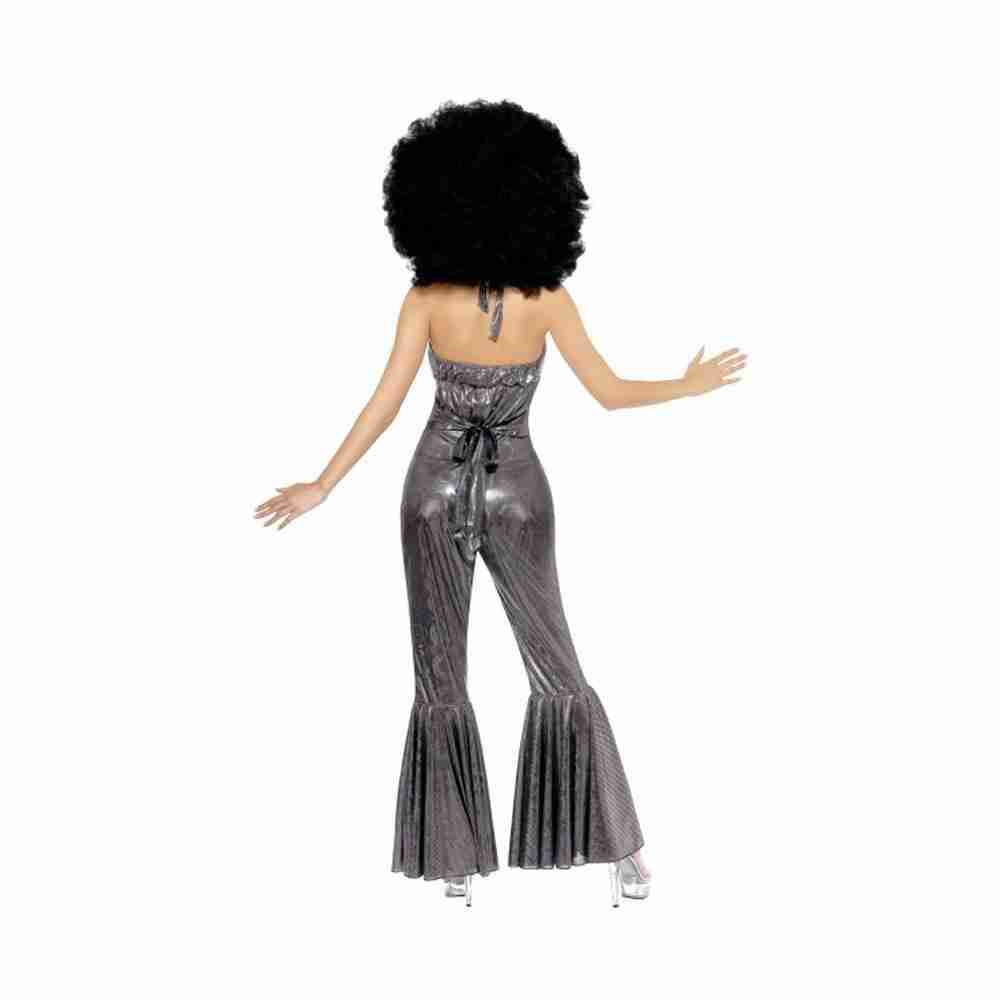 Disco Diva Kostüm Rückansicht - 70er Jahre Jumpsuit - carnivalstore.de