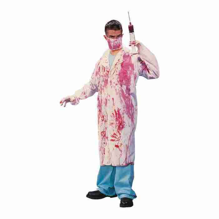 Halloween Kostüm Herren Dr Kill Joy blutiger Arzt Verkleidung