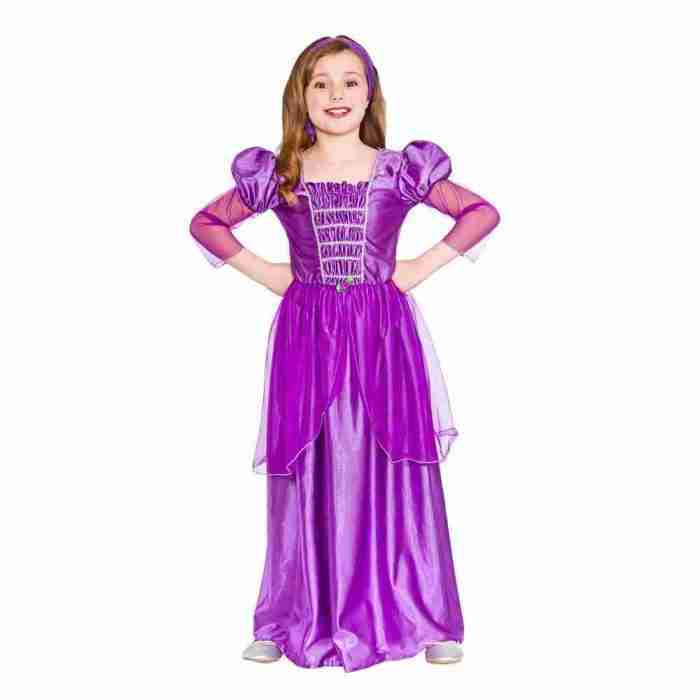 Prinzessin Kostüm Kinder lila Märchen Verkleidung Mädchen