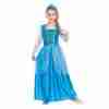 Eisprinzessin Kostüm Kinder eisblau Märchen Prinzessinnenkleid mit Diadem